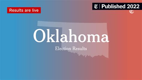 Oklahoma U.S. Senate Special Runoff Election Results 2022 - The New ...