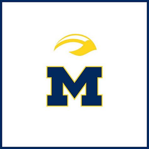 Michigan Winged Helmet "Block M"