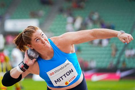 Canadian Sarah Mitton wins shot put gold at Diamond League competition - The Globe and Mail