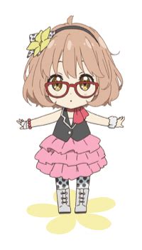 Kyoukai no Kanata chibi Kuriyama Mirai by SheyCroix on DeviantArt