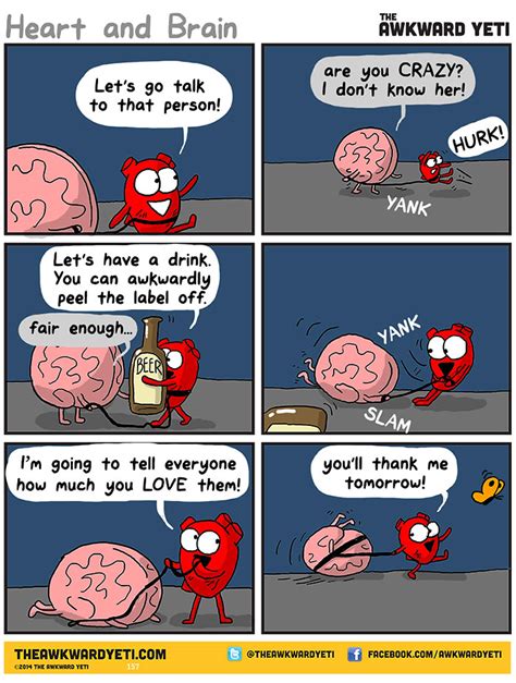 Heart Vs. Brain: Funny Webcomic Shows Constant Battle Between Our Intellect And Emotions | Bored ...