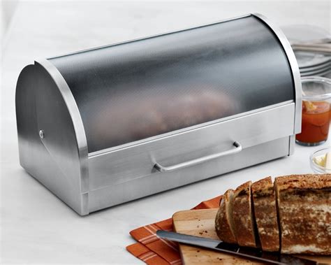 glass & stainless-steel bread box | wish | Pinterest