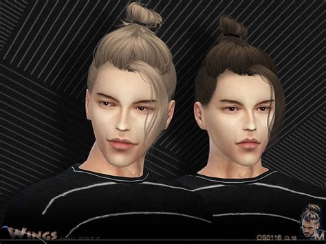 Sims 4 Man Bun Hair Cc All Free To Download Fandomspot | Parkerspot