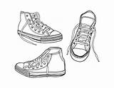 Converse Coloring Pages  Nation sketch template