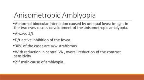 Amblyopia : classification & Occlusion therapy