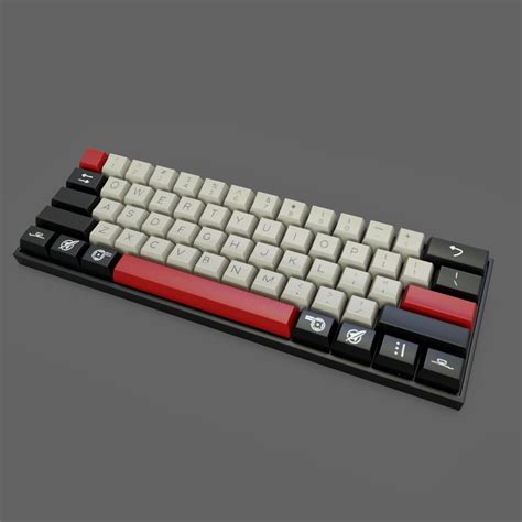 Mechanical Keyboard - 3D Model for Corona