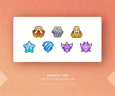 Twitch Loyalty Badges on Behance