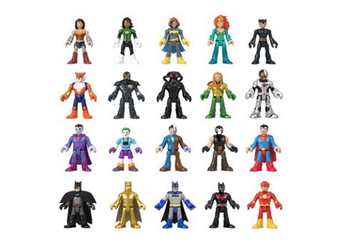 Fisher-Price Imaginext DC Super Friends Mystery Playcase Set Of 6 Figures