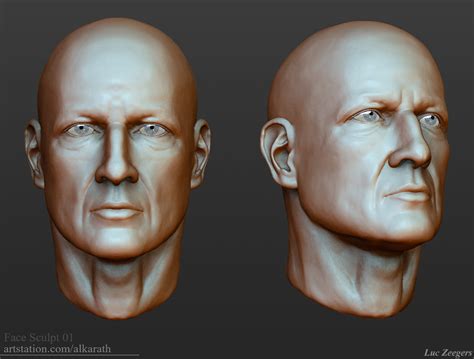 First face sculpt question — polycount