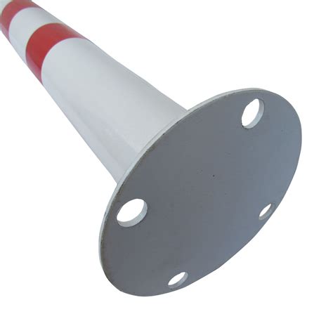 White Barrier Heavy duty Bollard | SecureFix Direct