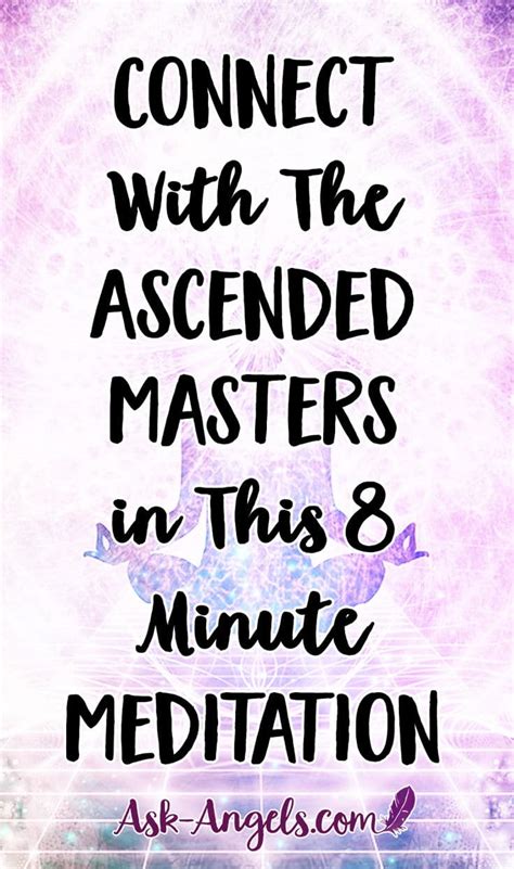 Ascended Masters Meditation