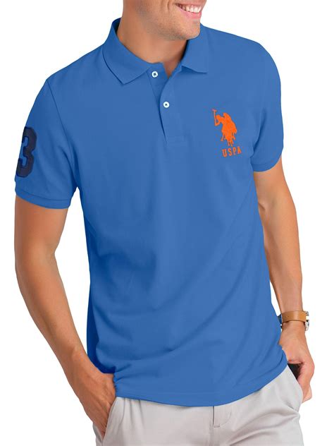 US Polo Assn. - U.S. Polo Assn. Men's Big Logo Polo Shirt - Walmart.com ...