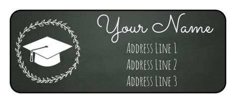 Printable Graduation Address Labels Template Free | FREE Printable Online