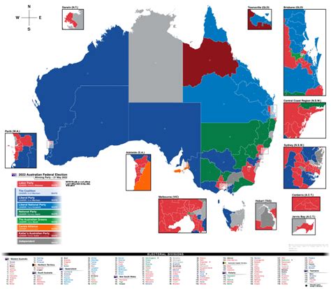 2022 Australian federal election results : r/MapPorn