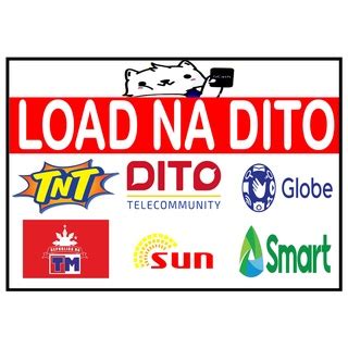 LOAD NA DITO LAMINATED SIGNAGE | Shopee Philippines