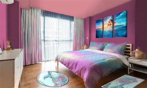 31 Beautiful Mermaid Theme Bedroom Decor Ideas For Girls - MAGZHOUSE