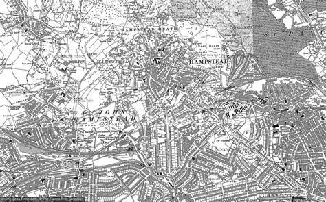 Old Maps of Hampstead, Greater London - Francis Frith