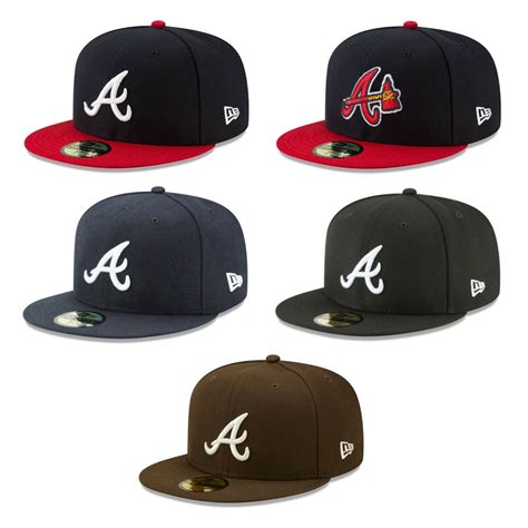 Atlanta Braves ATL MLB Game Authentic 59FIFTY Fitted Cap - 5950 A/Axe ...