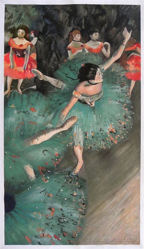 The Green Dancer Edgar Degas hand-painted oil painting | Etsy