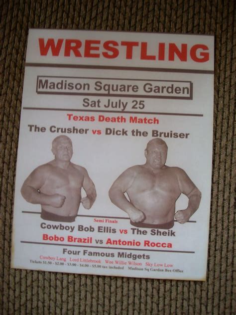 Green Bay Packers and Awa Wrestling: The Crusher vs Dick The Brusier ...