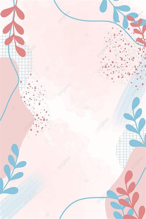 Pastel Aesthetic Wallpaper And Blue Pink Leaves Background Wallpaper Image For Free Download ...