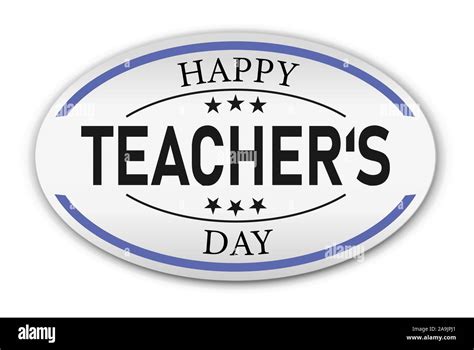 Colorful Lettering Happy Teachers Day badge on white background Stock Vector Image & Art - Alamy