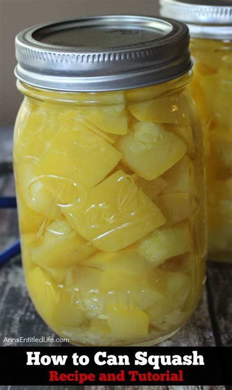 Water Bath Canning Squash Recipes