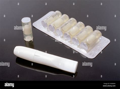 Nicotine inhalator Stock Photo - Alamy