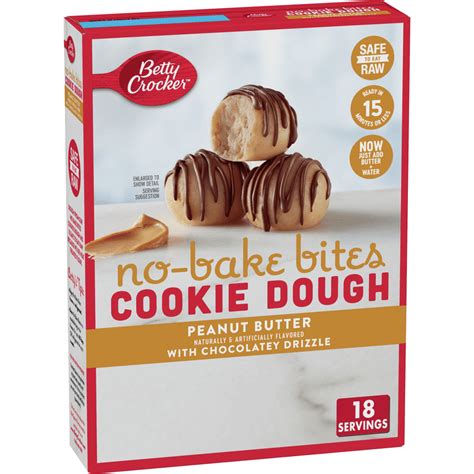 Betty Crocker Peanut Butter Cookie Dough Bites, 12.2 oz - Walmart.com - Walmart.com