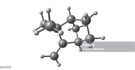 Camphene Molecular Structure Isolated On White Stock Photo - Download ...