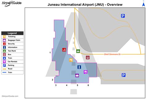 Juneau - Juneau International (JNU) Airport Terminal Maps ...