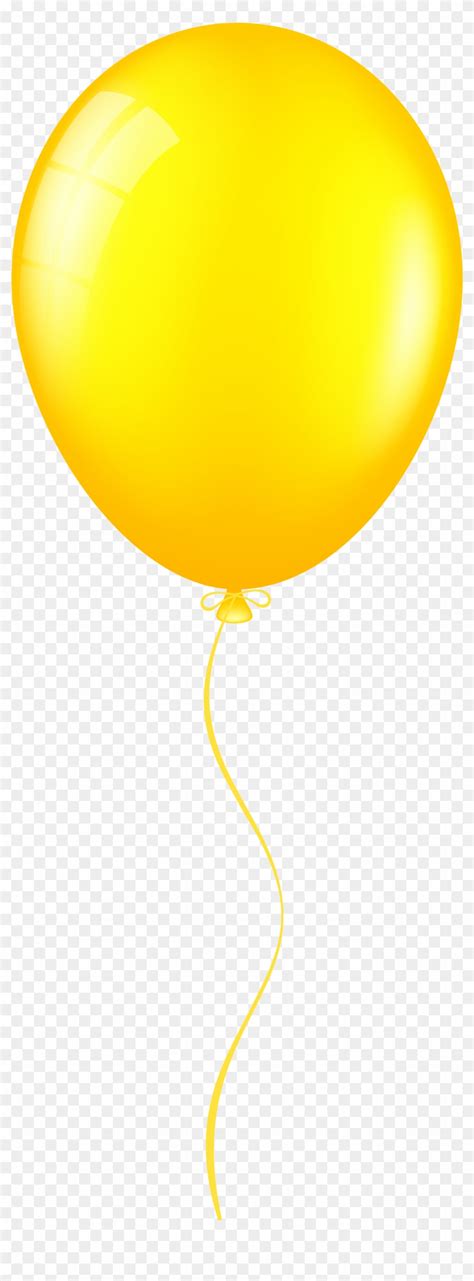 Yellow Balloon Png Clip Art - Balloon - Free Transparent PNG Clipart Images Download