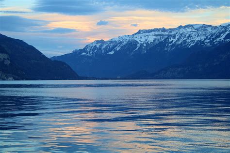 Lake Thun Panorama Mountains - Free photo on Pixabay