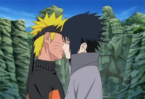 Sasunaru / Narusasu naruto and sasuke kiss kissing :3 | Naruto and ...