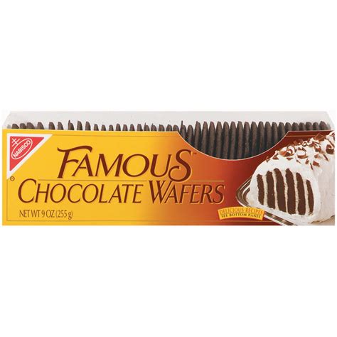 Nabisco Famous Chocolate Wafers, 9 oz - Walmart.com