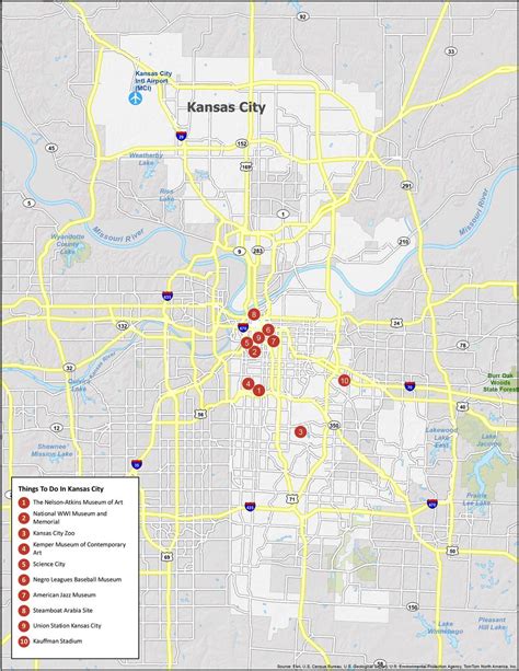 Kansas City Map [Missouri] - GIS Geography