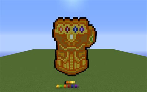 Thanos Pixel Art Minecraft - Alsproibida