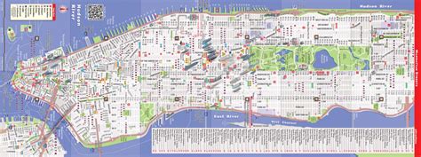 Simple Map Of New York Maps Update Manhattan Tourist Pdf City On ...