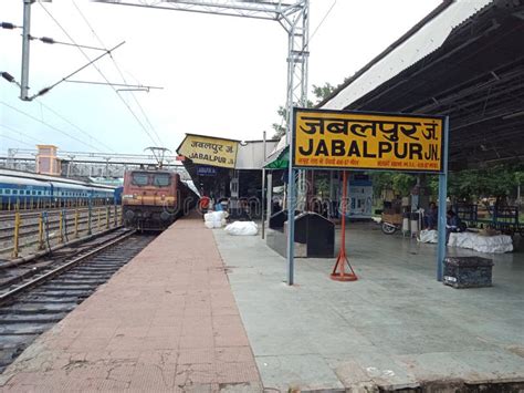 Jabalpur Railway Station, Madhiya Pradesh India. Background Wallpaper Editorial Stock Photo ...