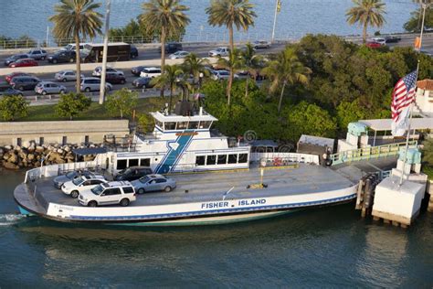 Fisher Island Ferry At Miami Beach Editorial Photo - Image: 23797206