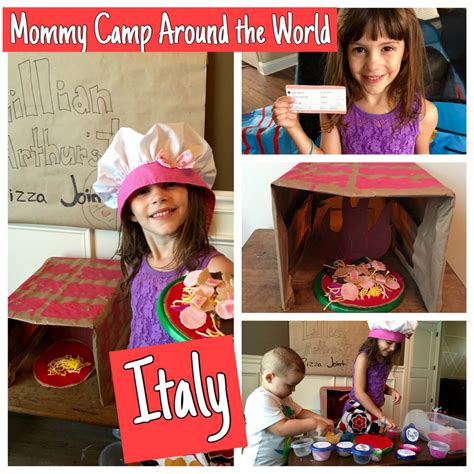 Mommy Camp Around the World: Italy - Paint Covered Kids