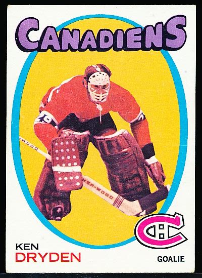 Lot Detail - 1971-72 Topps Hockey #45 Ken Dryden RC