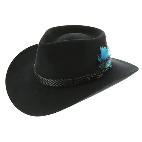 Akubra Snowy River – Black – Stampede Tack & Western Wear