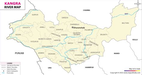 Kangra River Map
