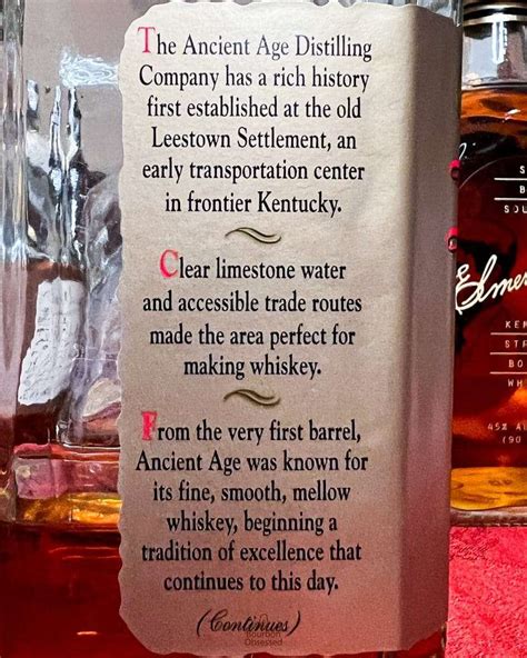 Ancient Ancient Age Bourbon Review - Bourbon Obsessed℠