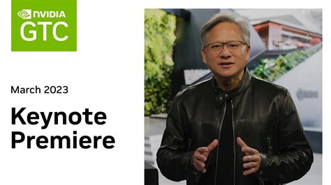 GTC 2023 Keynote with NVIDIA CEO Jensen Huang - YouTube