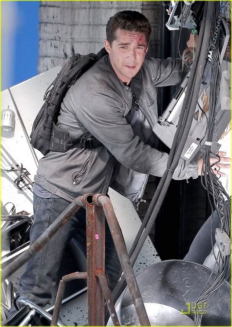 Shia on set Transformers3 - Shia LaBeouf Photo (16832521) - Fanpop