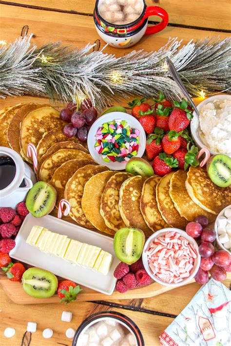 Easy Christmas Breakfast Board Idea - Make and Takes