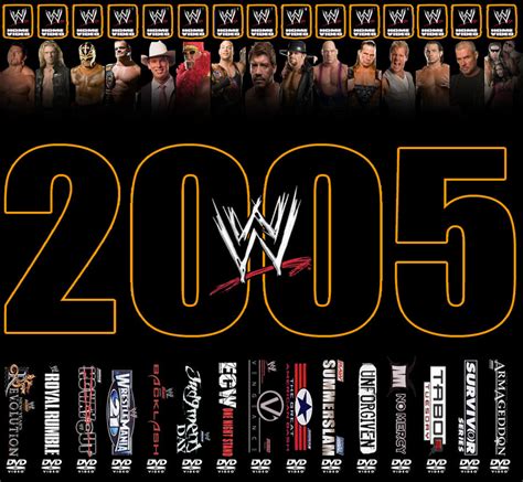 WWE DVD COLLECTION SPINE 2005 by FusionDesignings on DeviantArt