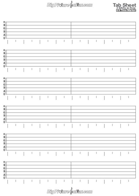 Free Bass Guitar Tabs Printables - azgardpapa